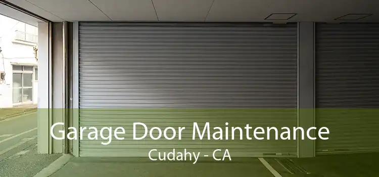 Garage Door Maintenance Cudahy - CA