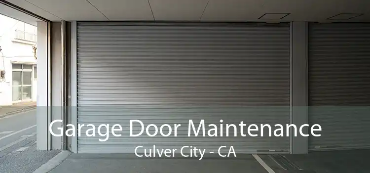 Garage Door Maintenance Culver City - CA