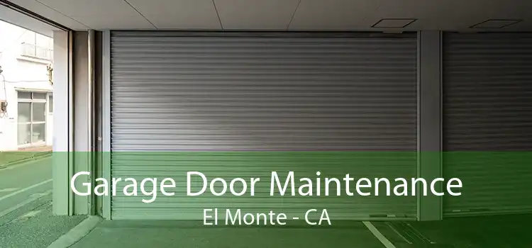 Garage Door Maintenance El Monte - CA