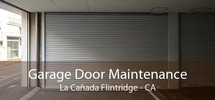 Garage Door Maintenance La Cañada Flintridge - CA