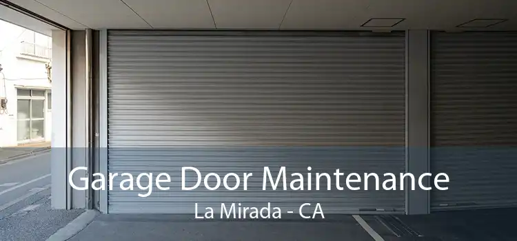 Garage Door Maintenance La Mirada - CA