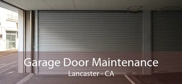 Garage Door Maintenance Lancaster - CA