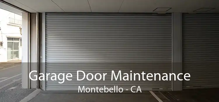 Garage Door Maintenance Montebello - CA