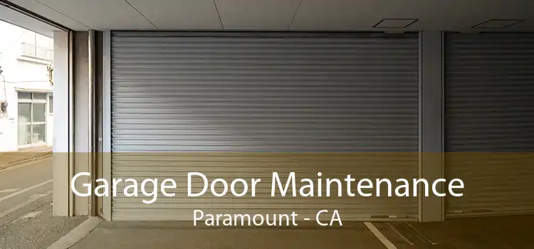 Garage Door Maintenance Paramount - CA