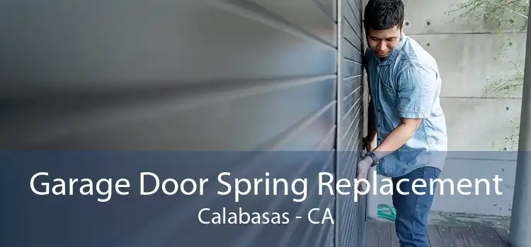 Garage Door Spring Replacement Calabasas - CA