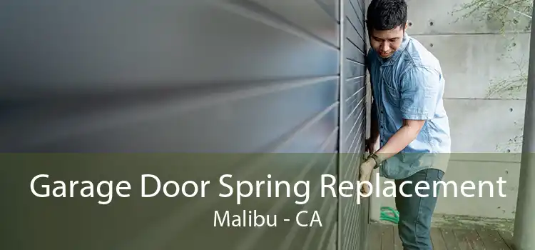 Garage Door Spring Replacement Malibu - CA