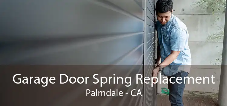 Garage Door Spring Replacement Palmdale - CA