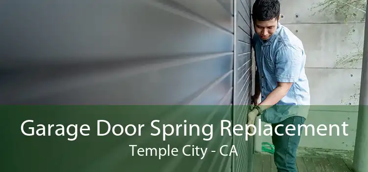 Garage Door Spring Replacement Temple City - CA