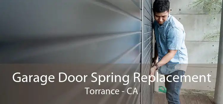 Garage Door Spring Replacement Torrance - CA