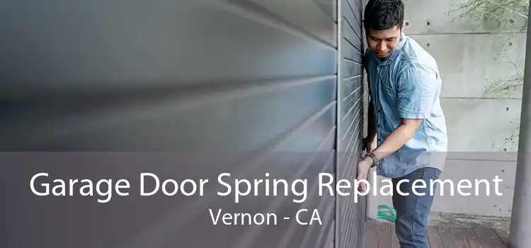 Garage Door Spring Replacement Vernon - CA